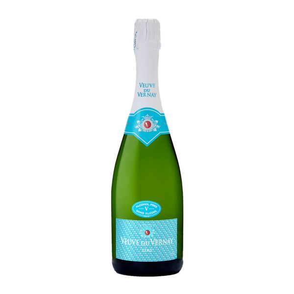 Veuve du Vernay, Vin Mousseux, Brut Zero alcohol, Wit (0,75 l)