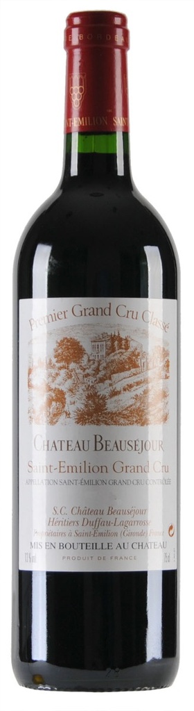 Château Beauséjour-Duffau-Lagarosse, Saint Émilion AC  1GCC 2019 1er Grand Cru Classé (0,75 l)