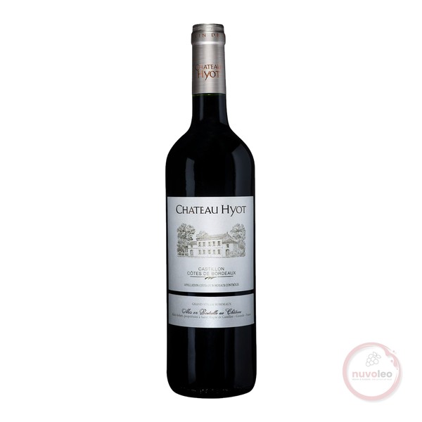 Château Hyot, Côtes de Castillon AC, 2018, Rood (0,75l)
