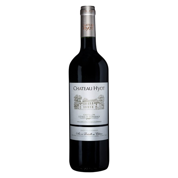 [HYOT01018] Château Hyot, Côtes de Castillon AC, 2018, Rood (0,75l)