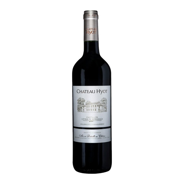 [HYOT01018] Château Hyot, Côtes de Castillon AC, 2018, Rood (0,75l)