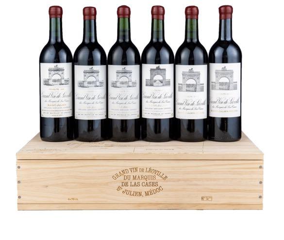 Château Léoville-Las Cases, Saint Julien AC Collection Miroir - Millesimes Secrets 1982-90-96-2000-05-09 2GCC 2eme Grand Cru Classé (4,5)