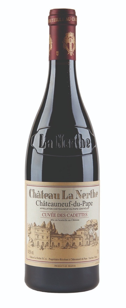 Château la Nerthe, Châteauneuf-du-Pape AC Cuvee des Cadettes  BIO 2017 (0,75 l)