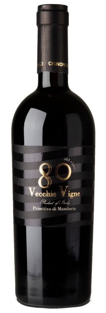 [CIGN09521A] Cignomoro, Primitivo di Manduria DOP 80 Vecchie Vigne Primitivo 2021 (1,5 l)