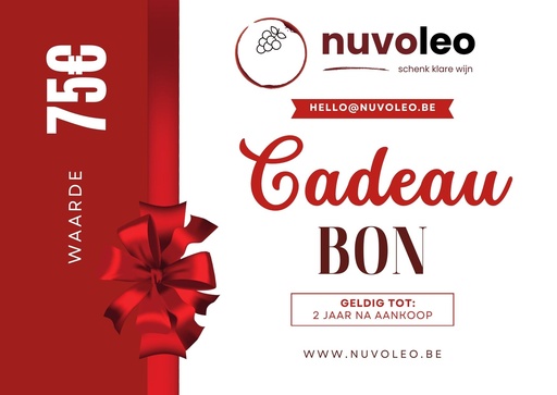 [CADEAU075] Cadeaubon 75€
