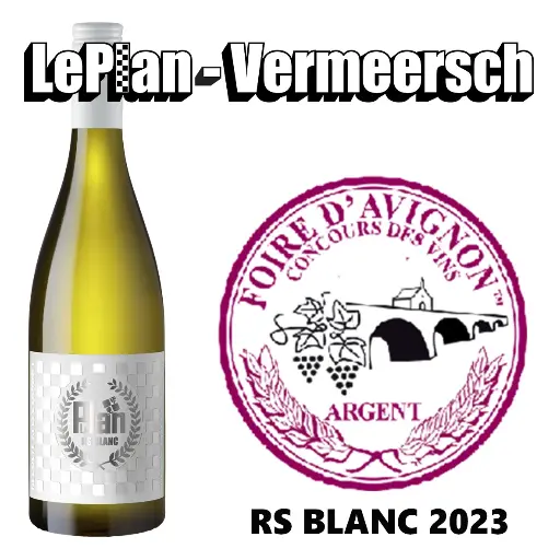 [NUVLPRSBLANC23] LePlan-Vermeersch, RS-BLANC, Côtes du Rhone (0,75 l)
