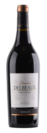 [DELB03023] Delbeaux, Pays d'Oc IGP, Premium Merlot, 2023, ROUGE
