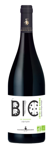[ARDE06022] Vignerons Ardéchois, Côtes du Rhône AC L'Effet Papillon  BIO 2022 (0,75 l)