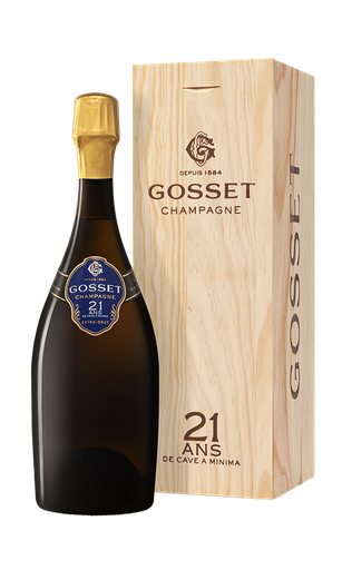 [GOSS33000] Champagne Gosset, Champagne AC 21 ans de Cave a minima in wooden case (0,75 l)