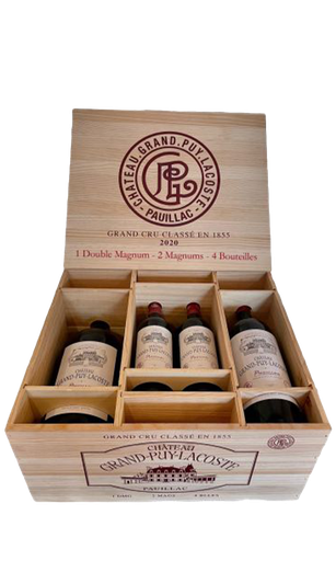 [LAC02021] Château Grand Puy Lacoste, Pauillac AC Variation 1x D-magn, 2 Magn. 4 flessen 5GCC 2021 5eme Grand Cru Classé (9)