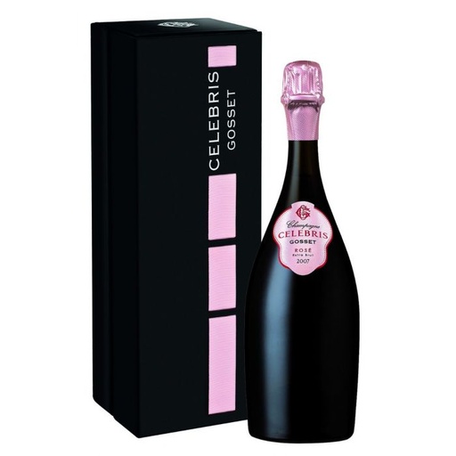 [GOSS30007] Champagne Gosset, Champagne AC, Celebris Rosé Extra Brut in giftbox, 2007, ROSE 0,75l