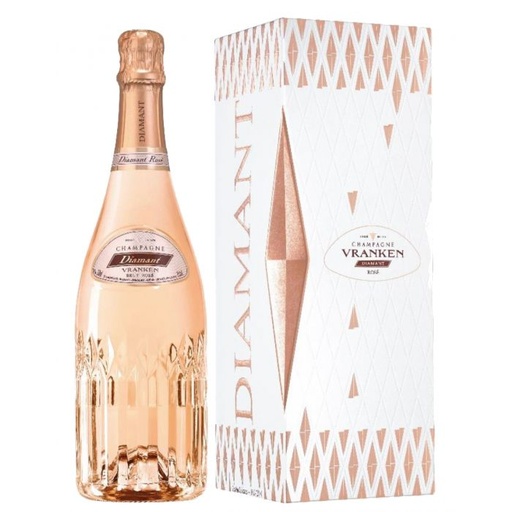 [VRAN03500] Champagne Vranken, Champagne AC, Cuvée Diamant Rosé in luxe giftbox, ROSE